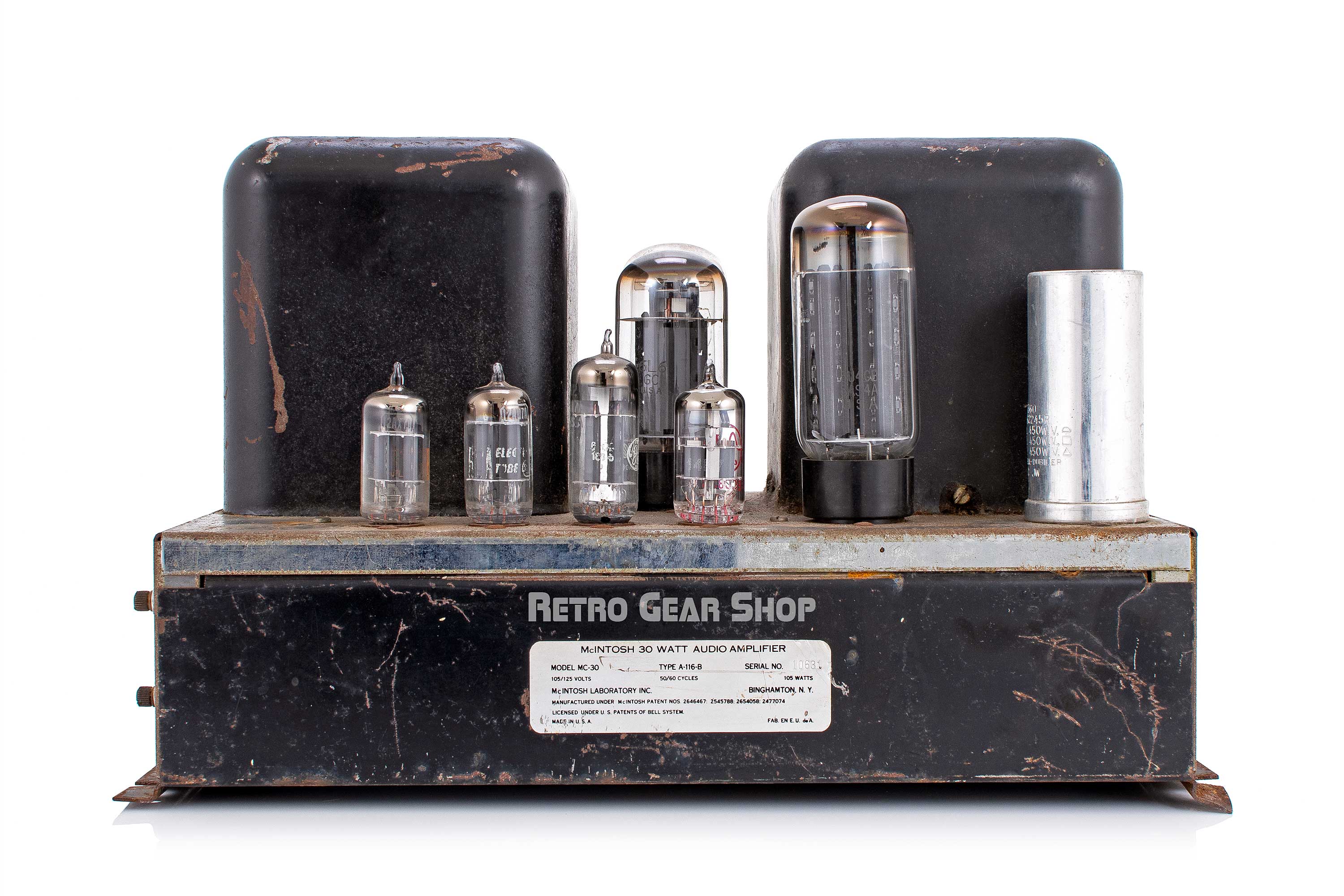 McIntosh MC-30 Monoblock Audio Amplifier 30-Watt Vintage Rare