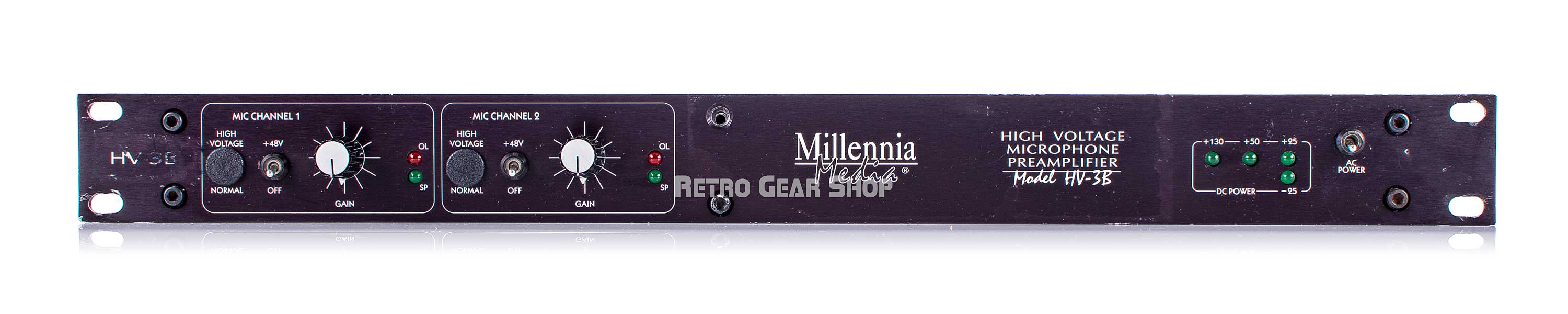 Millennia Media HV-3B High Voltage Stereo Microphone Preamplifier