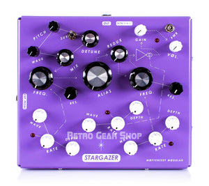 Moffenzeef Modular Stargazer Drone Synth Limited Edition Purple Analog Synthesizer Top