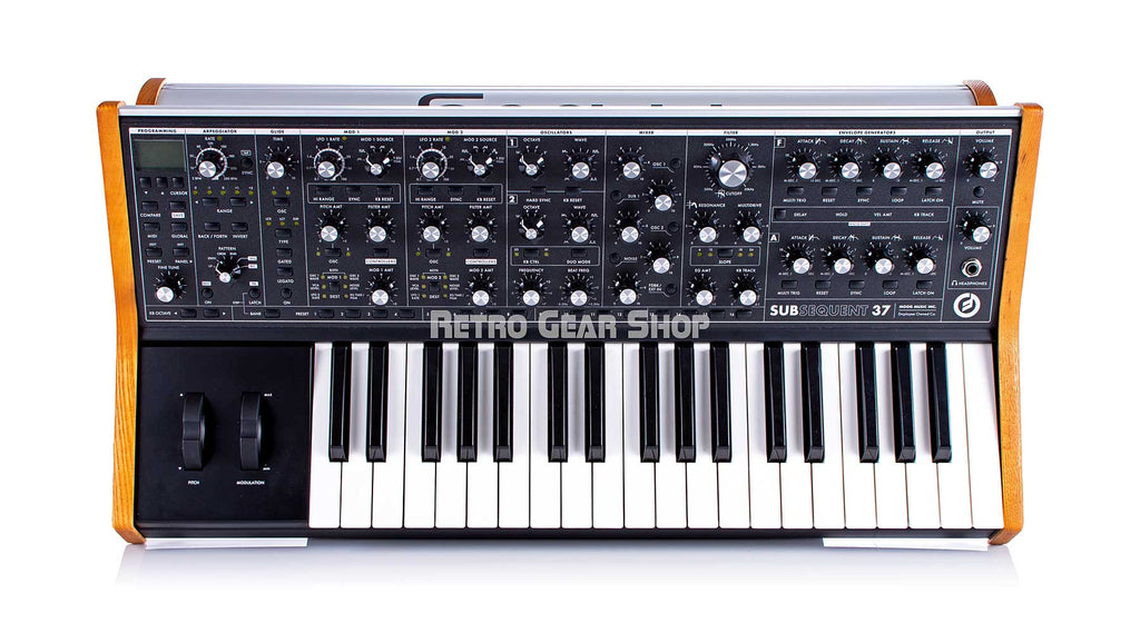 Moog Subsequent 37 Paraphonic Analog Synthesizer Top