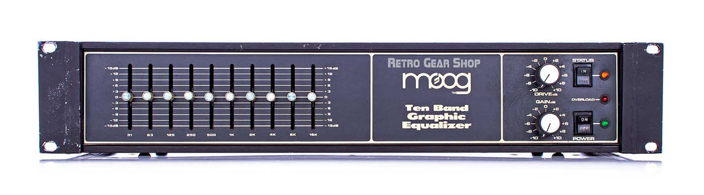 Moog Ten Band Graphic Equalizer Front 2