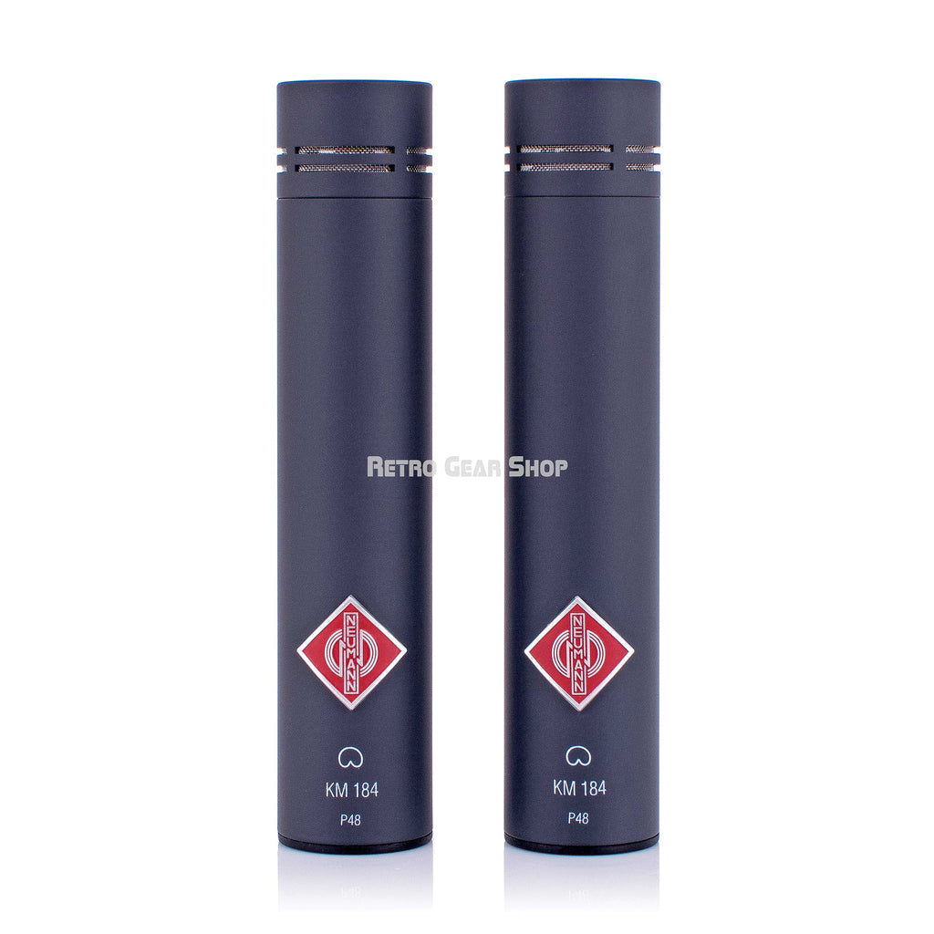 Neumann KM-184 Stereo Set Front Matte Black