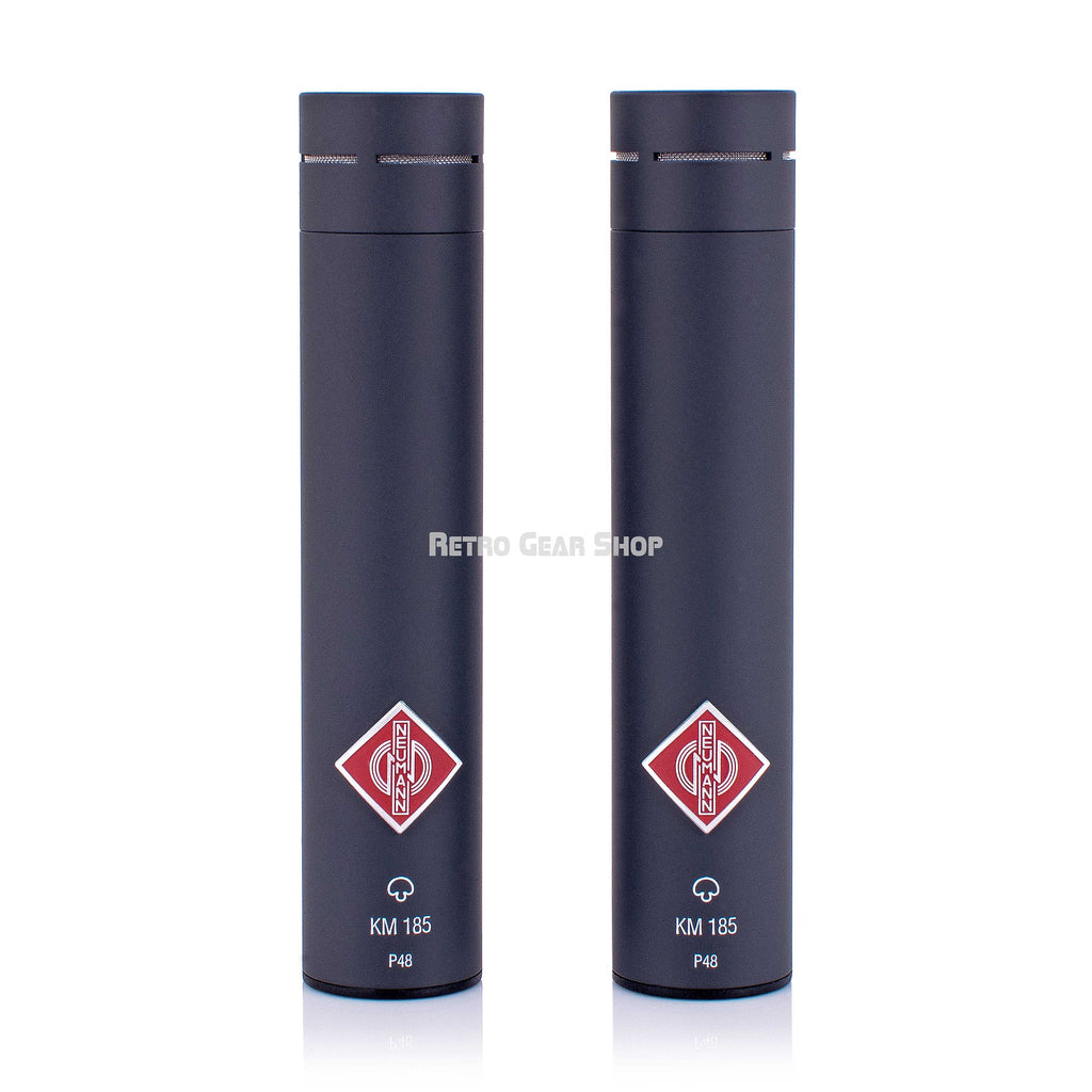 Neumann KM-185 Stereo Set  Matte Black Front