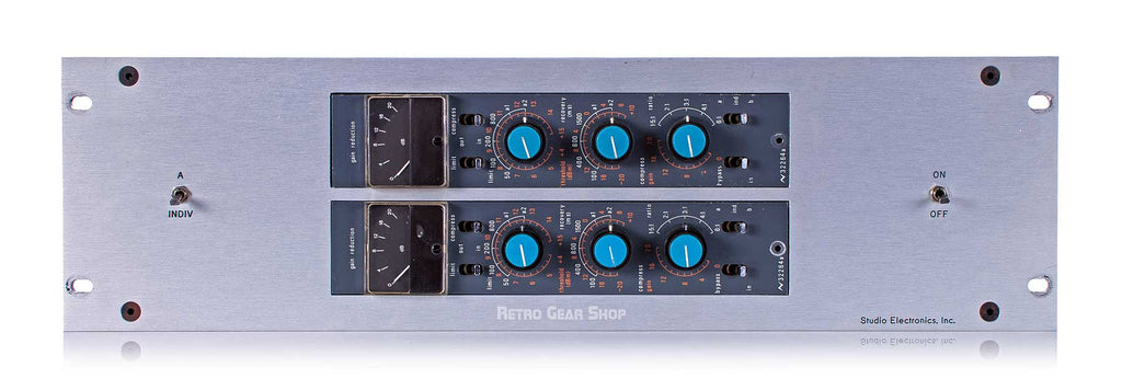 Neve 32264a Stereo Pair Compressor Limiter Rare Vintage Analog Studio Electornics Rack Front