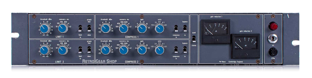 Neve 33609 Metal Knob Vintage Compressor Front