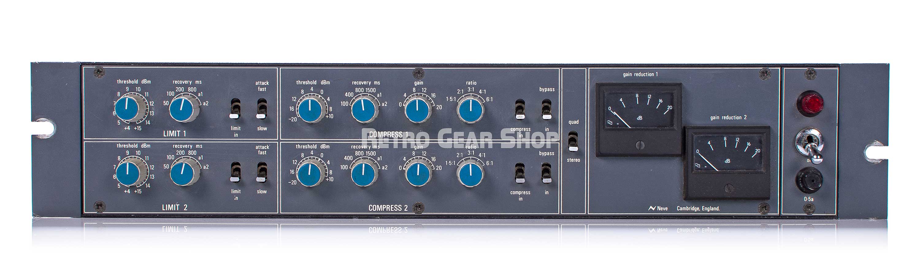Neve 33609 Compressor Discrete Stereo Limiter Metal Knob St Ives