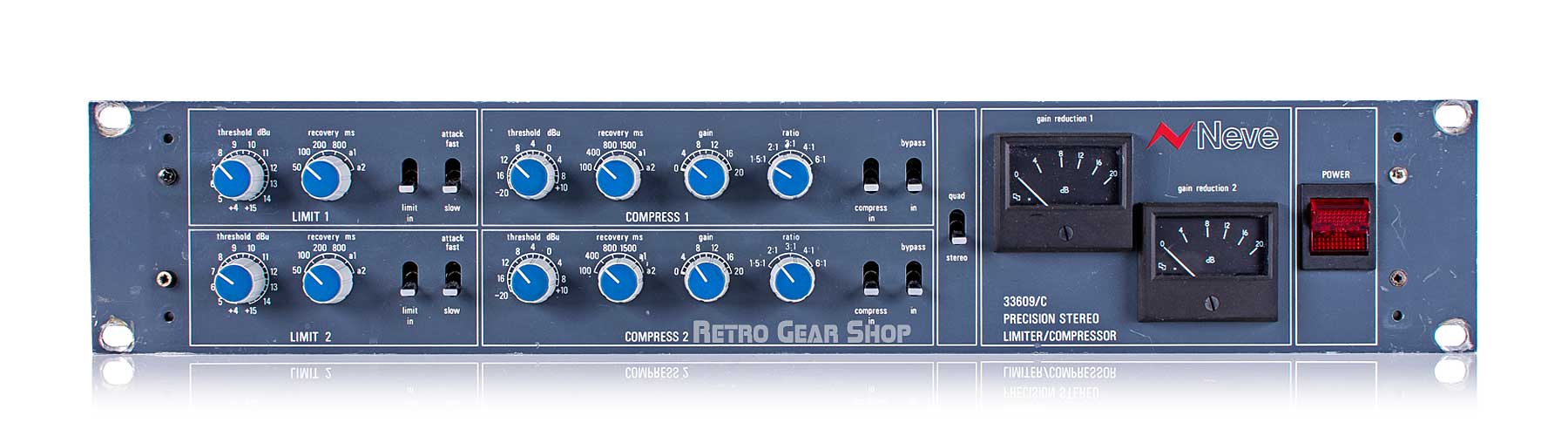 NEVE 33609/C コンプレッサー Neve 33609/C Stereo Compressor / Limiter 33609 Rev C Rare Vintage