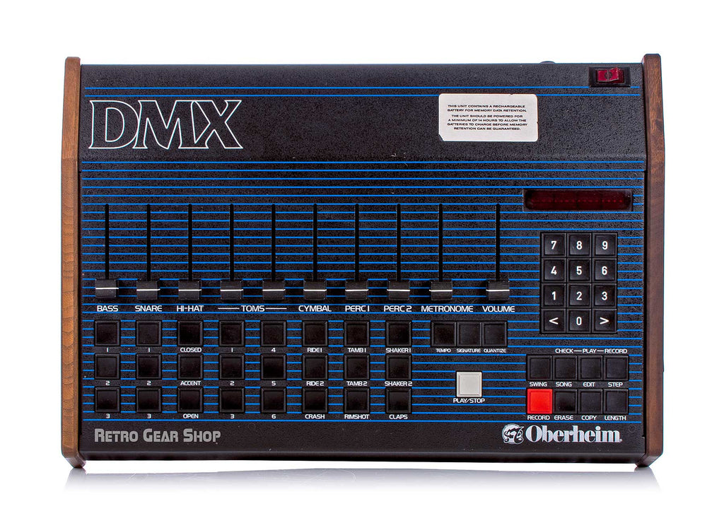 dmx gear Oberheim DMX + Midi + Eproms Rare Vintage Analog Drum Machine Synthesizer– Retro Gear Shop