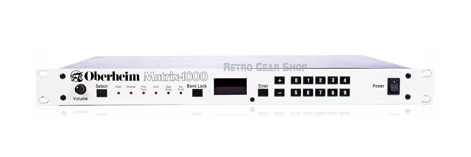 H*o様 OVER SOUL MATRIX Oberheim Matrix 1000 White Faceplate Vintage Rare Analog Synth