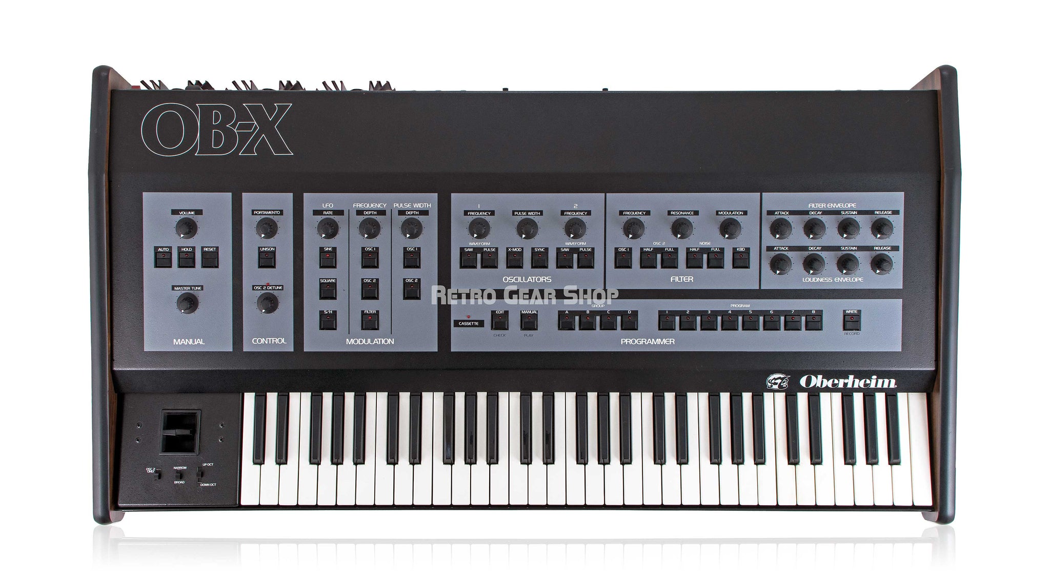 Oberheim Model OB X Analog Polyphonic Synthesizer Vintage Rare OBX oberheim-model-ob-x-analog-polyphonic-synthesizer-vintage-rare-obx
