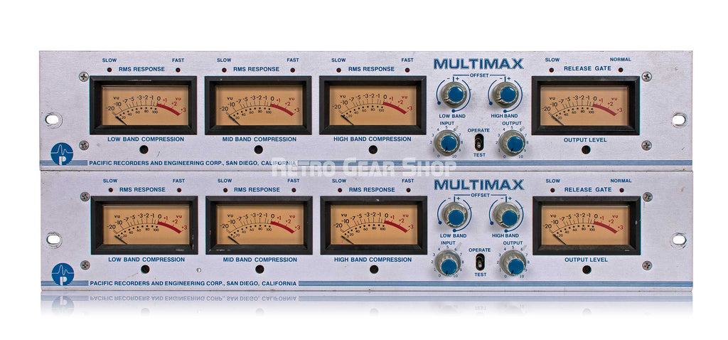 Pacific Recorders & Engineering Multimax Compressors Front