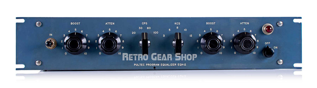 Pultec EQH-2 Vintage Serviced Tube EQ Front