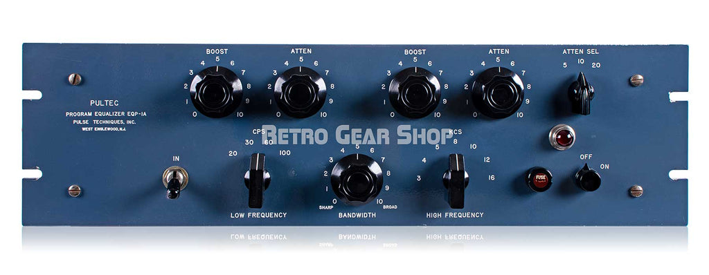 Pultec EQP-1A Vintage Front