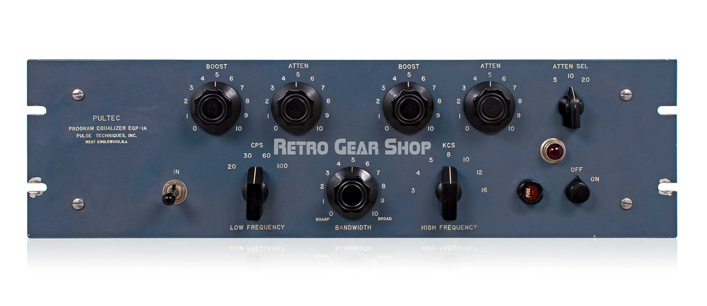 Pultec EQP-1A Sequential Pair Vintage Front