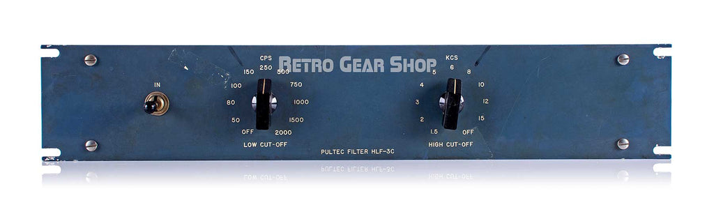 Pultec Filter HLF-3C Vintage Front