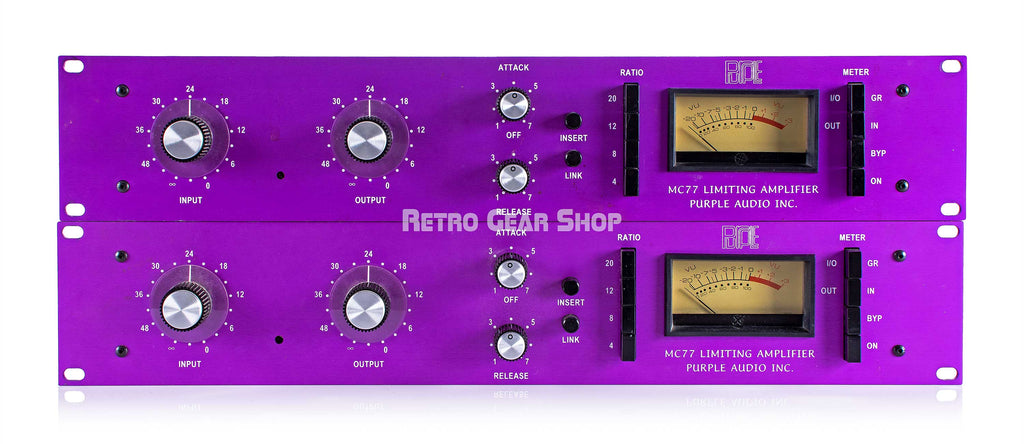 Purple Audio MC77 Sequential Stereo Pair Front