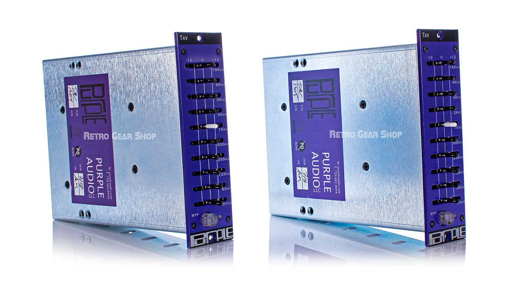 Purple Audio TAV Stereo Pair Front Left