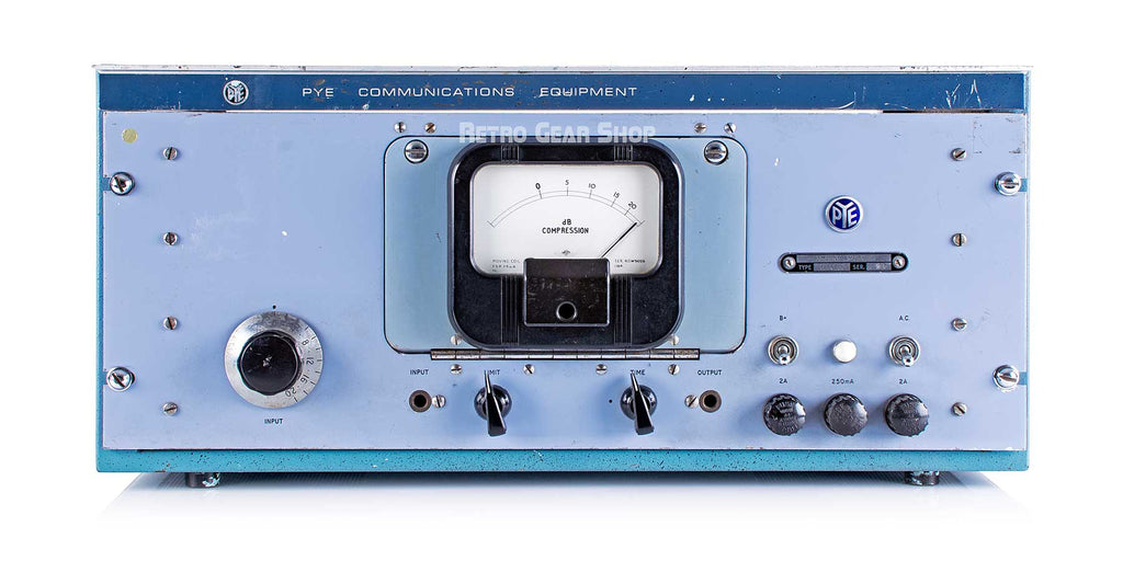 Pye Type 3755 CD Tube Limiter Amplifier Front