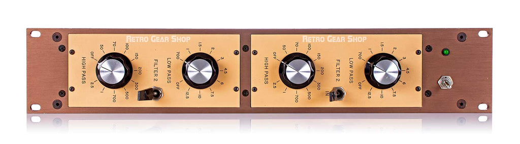 Quad Eight Console VFX-200A Hi-pass Lo-pass Filter EQ Stereo Pair Front