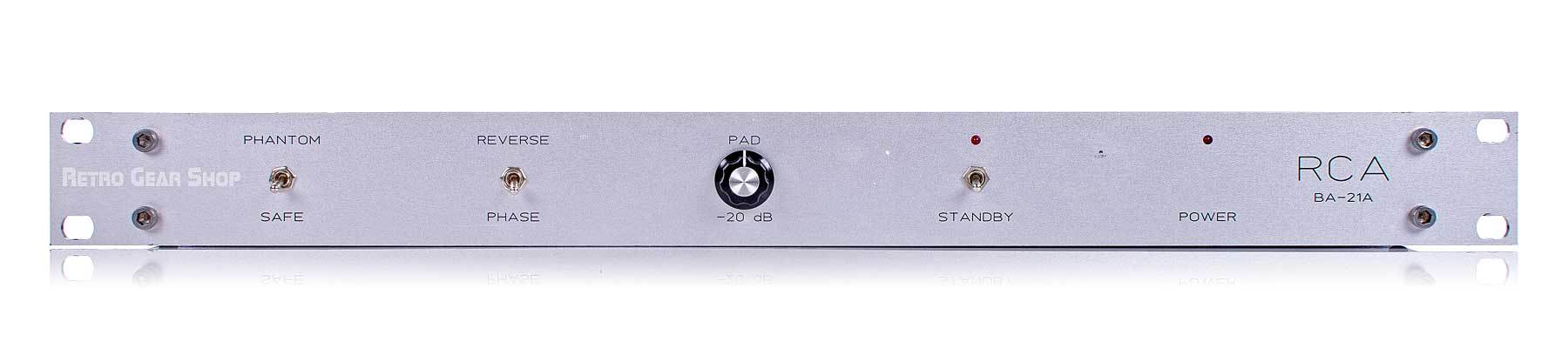 RCA BA-21 Mic Pre Custom Vintage Rare Analog Microphone Preamp
