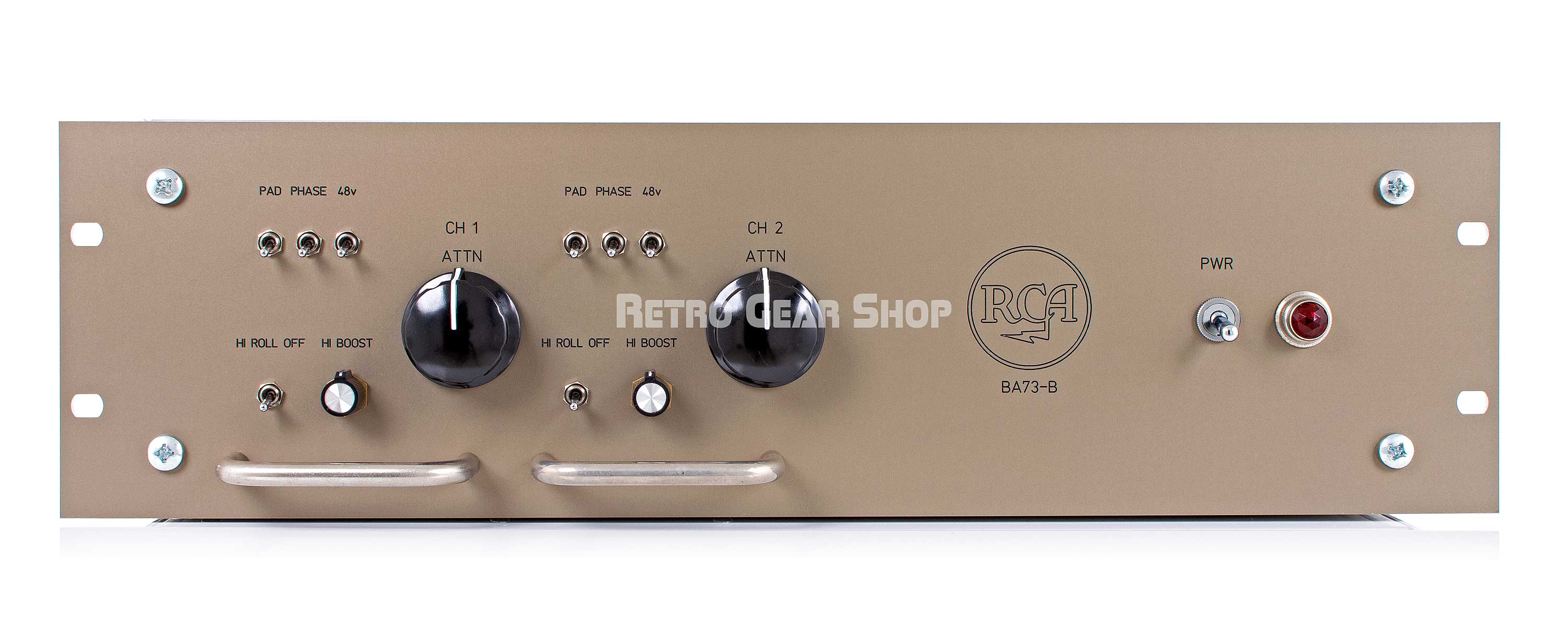 j*y様 RCA BA73-B Rare Vintage Preamp Mic Germanium Racked Pair BA-73B RCA ステレオプリアンプ BA-55A アンプ