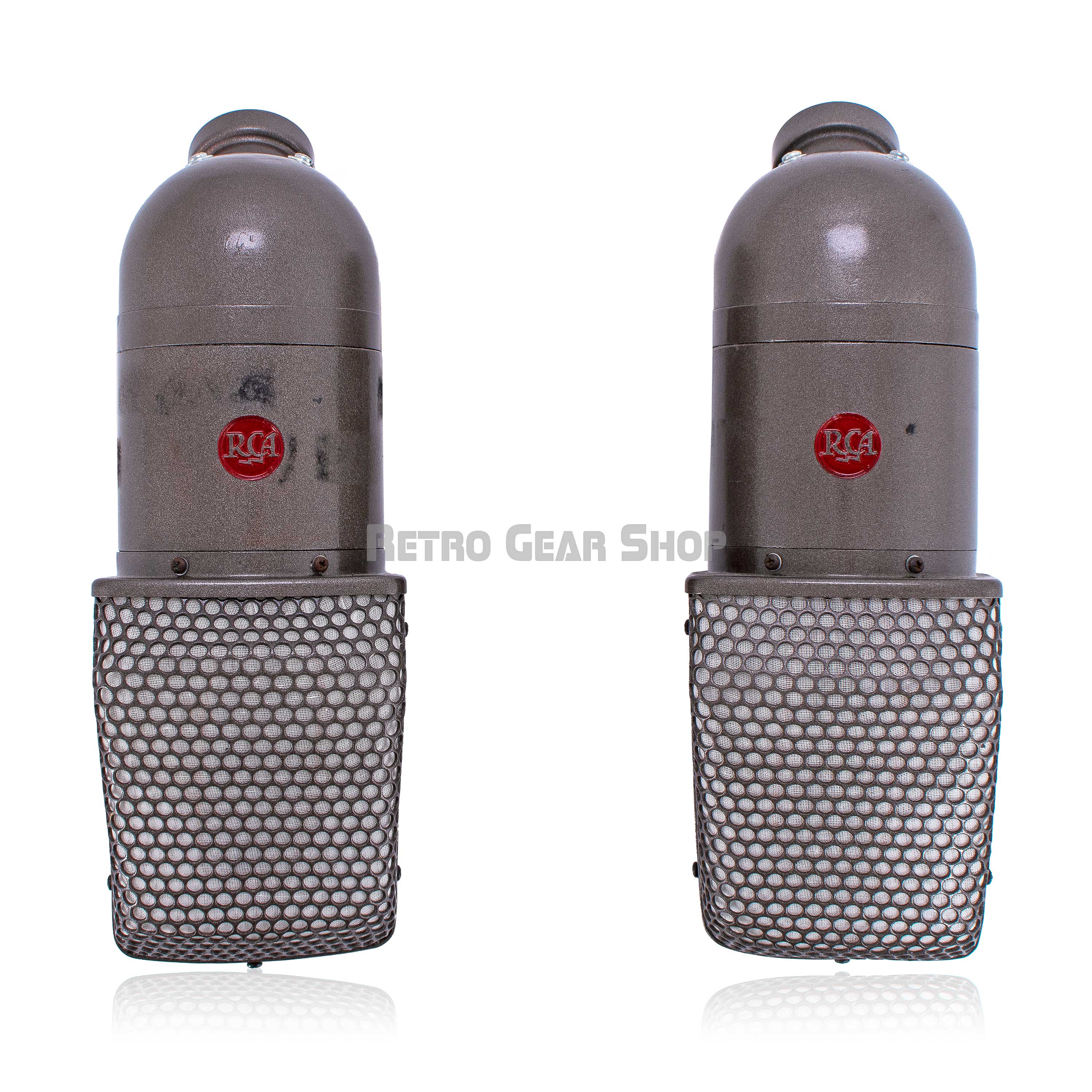 RCA KU-3A Cardioid Ribbon Microphone Pair Vintage Rare Mic– Retro