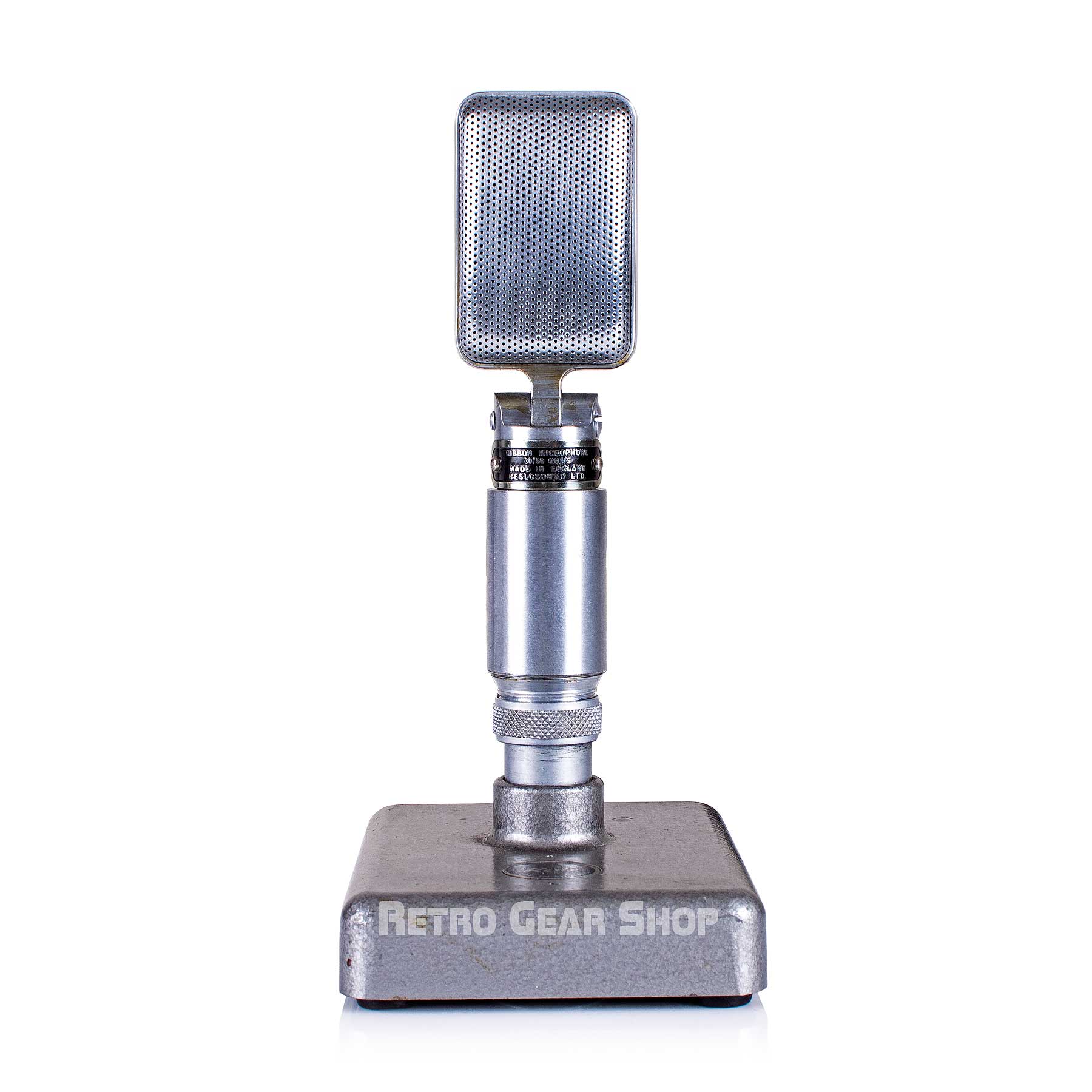 Reslo Sound 30-50 Ribbon Microphone Rare Vintage Mic 30/50 Reslosound ...