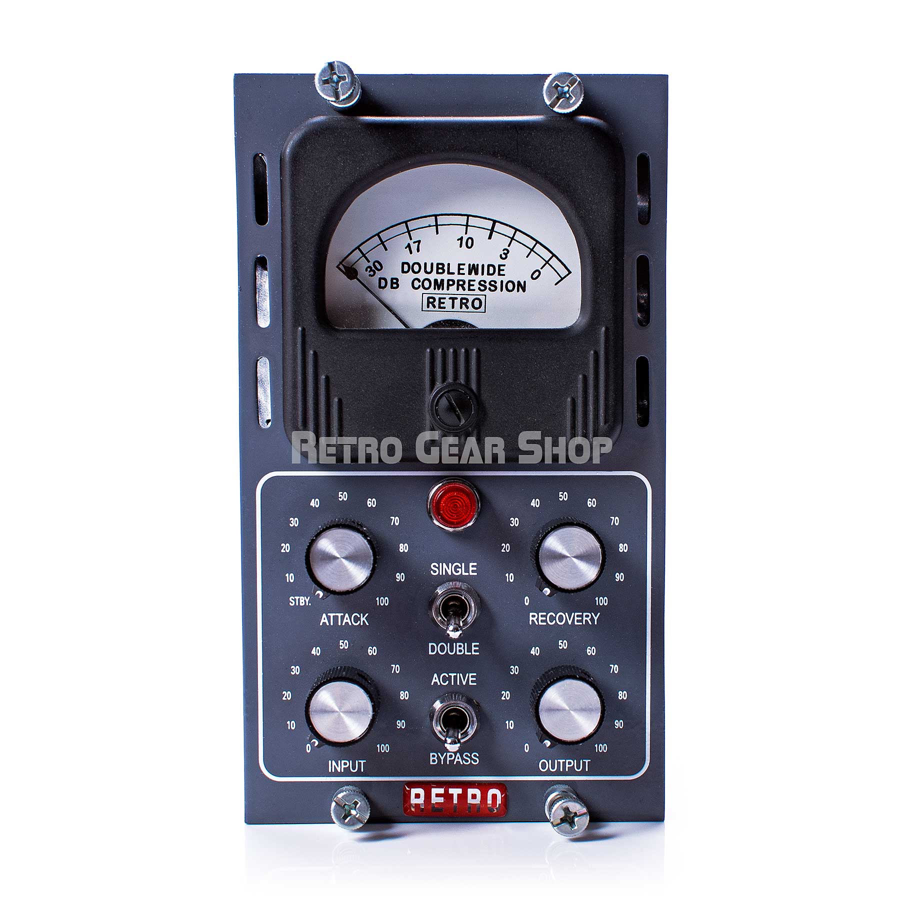 【動作良好】Retro Instruments Doublewide Retro Instruments Doublewide Tube Compressor 500 Series– Retro