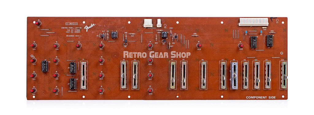 Fender Rhodes Chroma Polaris Keyboard Vintage Control Panel Circuit Board Rare Analog Synth Part Top