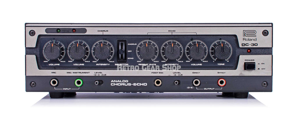 roland chorus pedal Roland DC-30 Analog Chorus Echo FV2 Volume Pedal Delay Effect Vintage– Retro Gear Shop