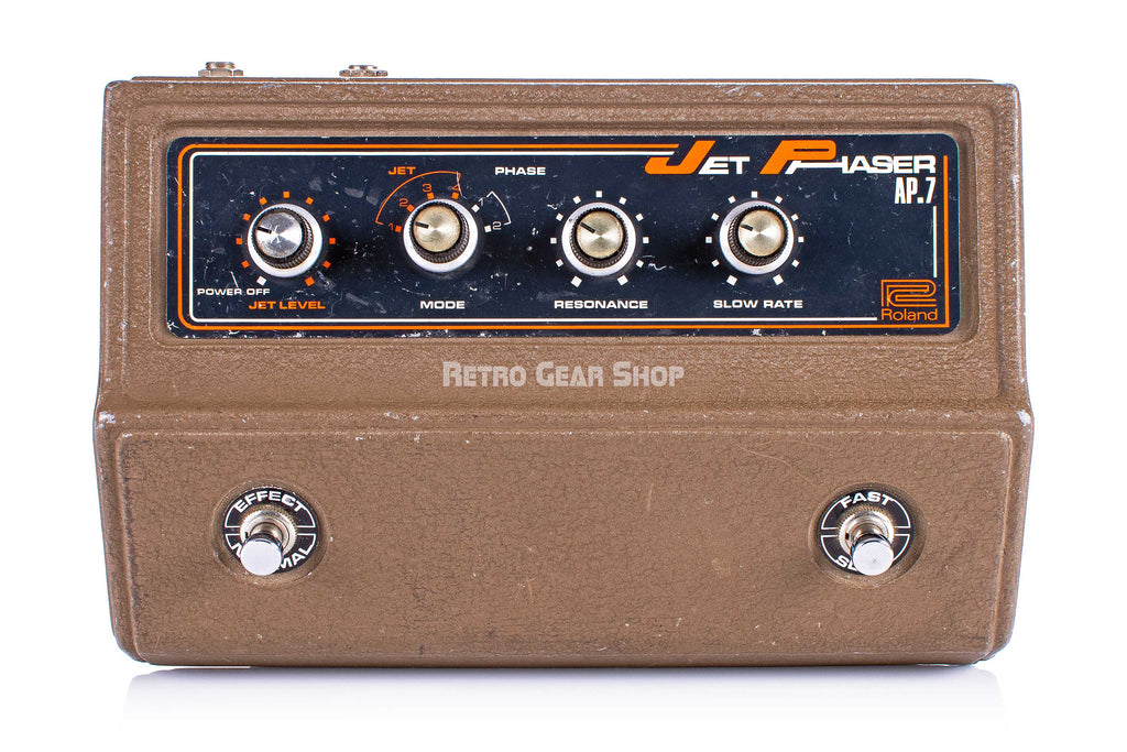 vintage phaser pedal Roland Jet Phaser AP-7 Guitar Effect Pedal Vintage Rare AP7– Retro Gear Shop