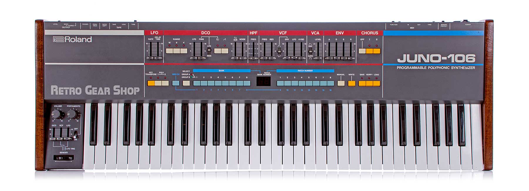 Roland Juno-106用　純正ケース。 Roland Juno 106 Synth and Flight Case - Refurbished – Borish