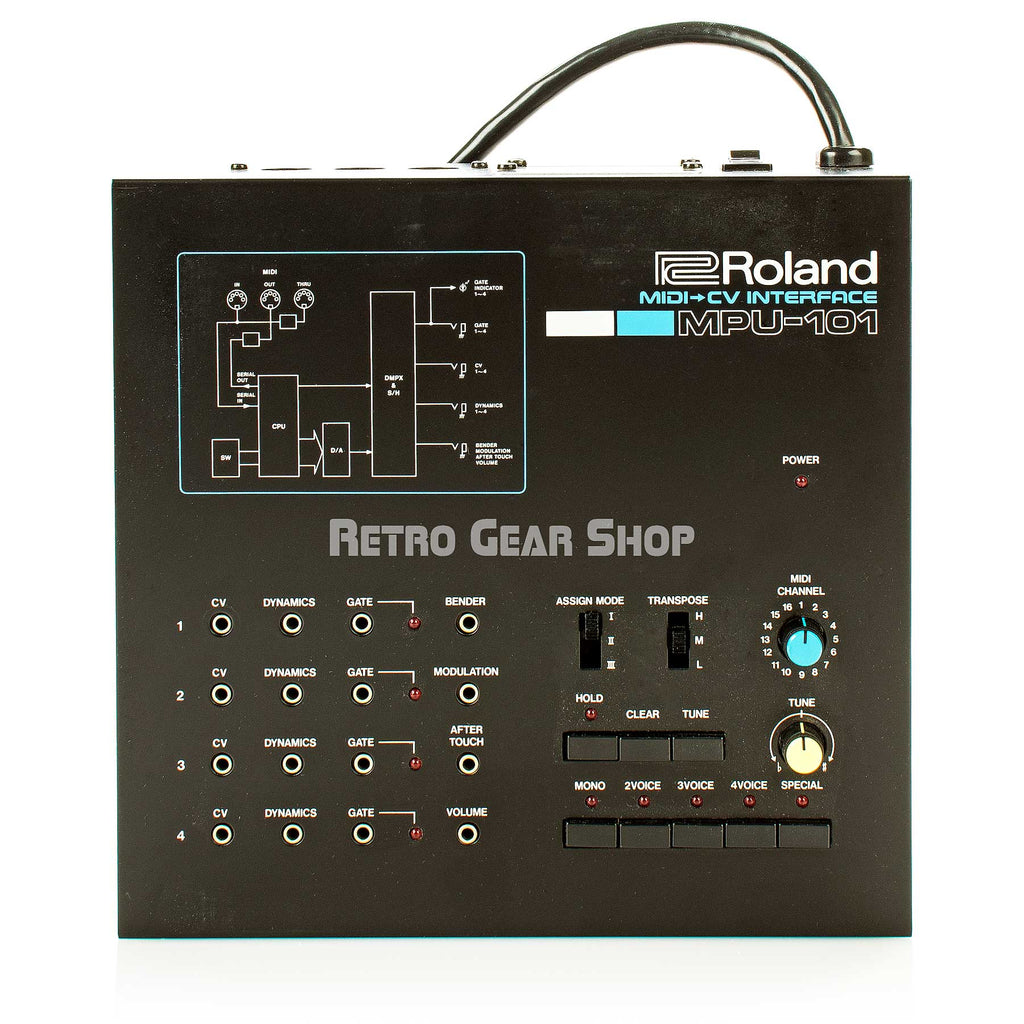 Roland MPU-101 Midi-CV Interface Top Front