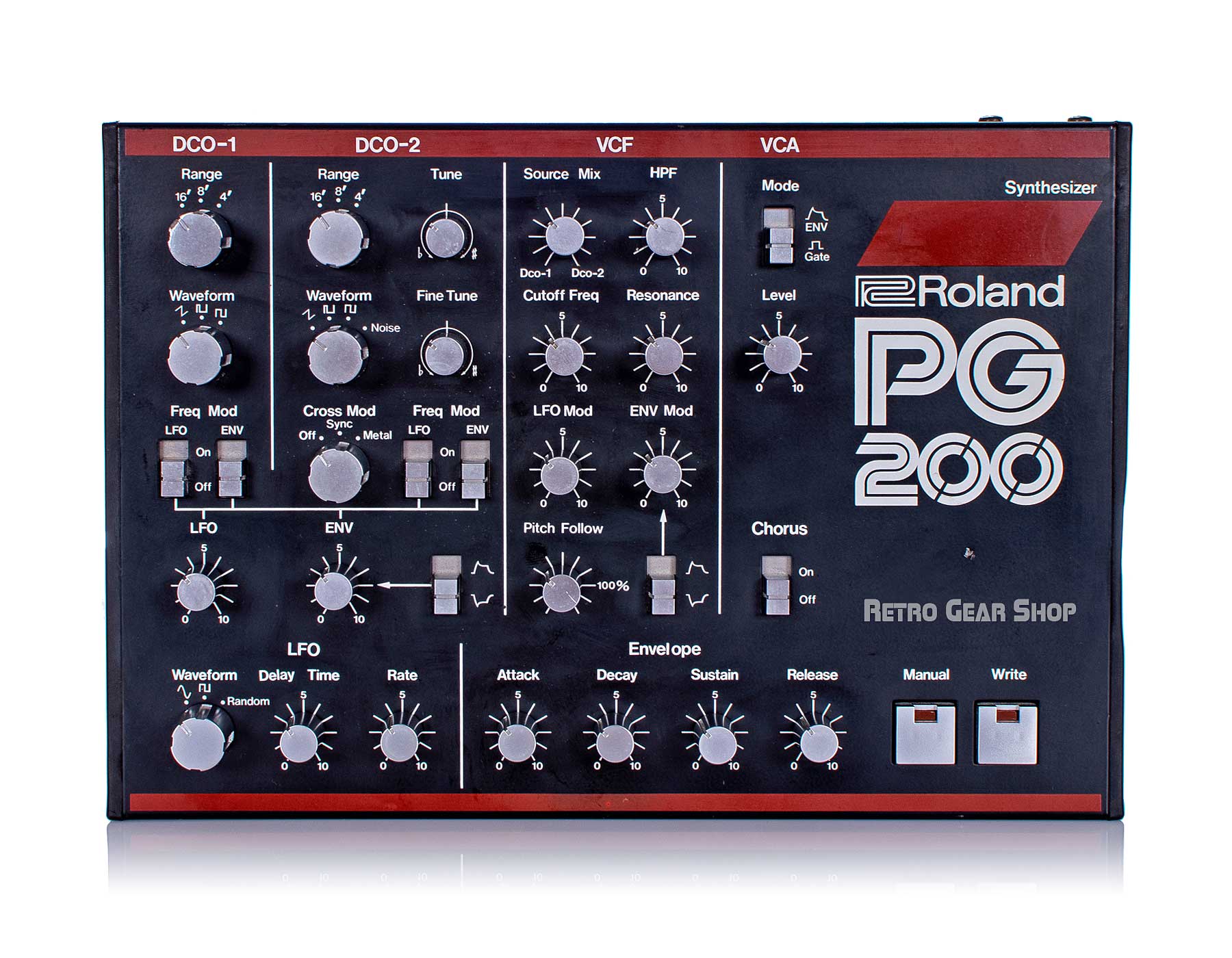 ジャンク品　Roland PG-200シンセサイザー　プログラマー Roland PG-200 Synthesizer Programmer Controller for JX3P JX