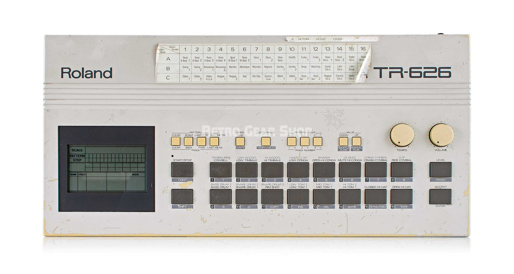 last fortress roland gear Roland TR-626 Drum Machine Vintage Rare TR626– Retro Gear Shop