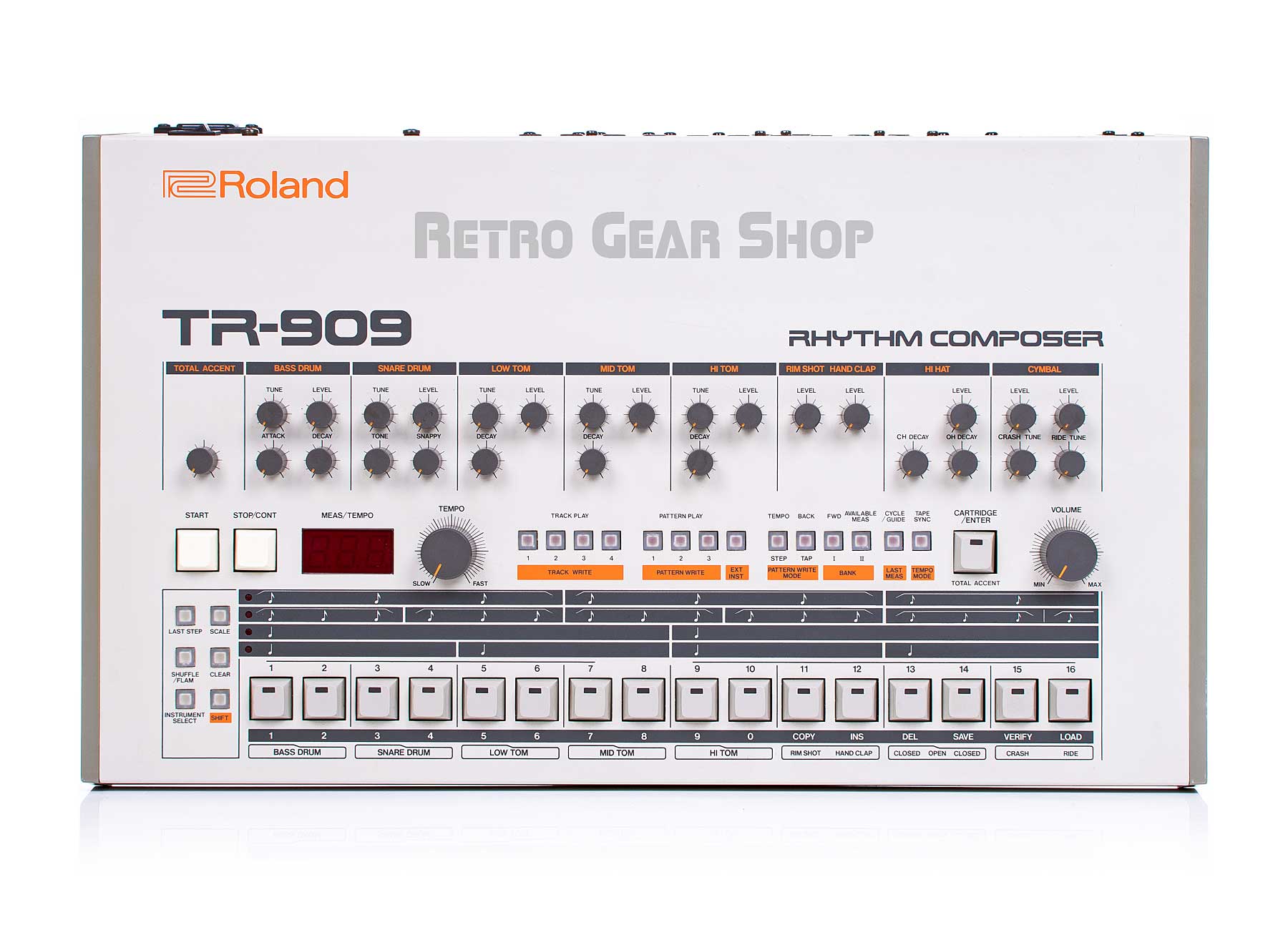 Roland TR-909 Drum Machine Rare Vintage Analog Synthesizer Synth