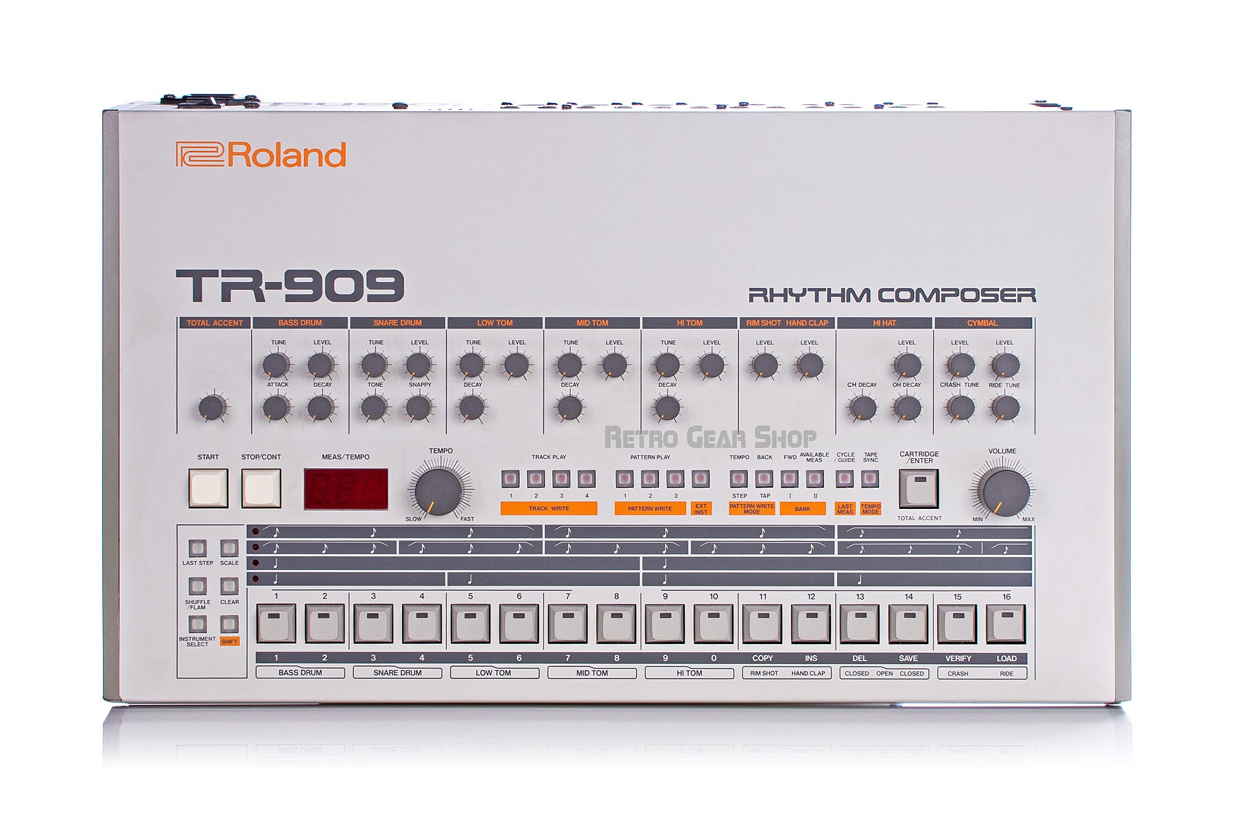 Roland TR-909 Rare Vintage Analog Drum Machine TR909 Rhythm