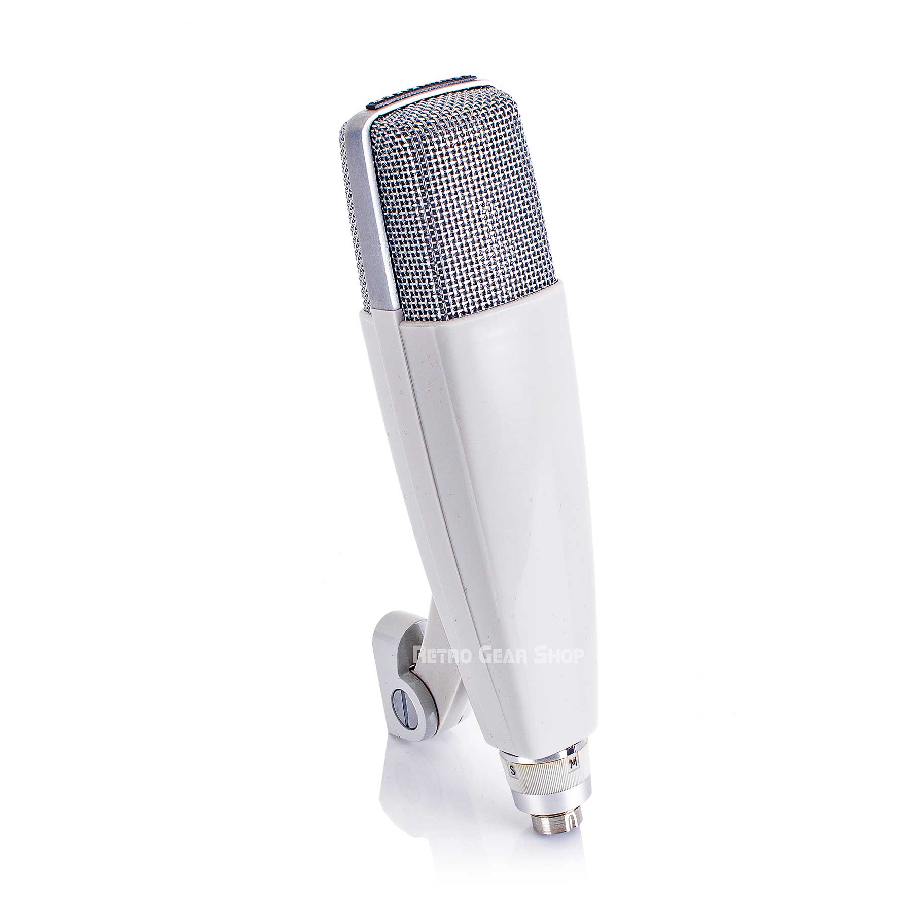 Sennheiser MD421 Rare Vintage Microphone White Cardioid Dynamic
