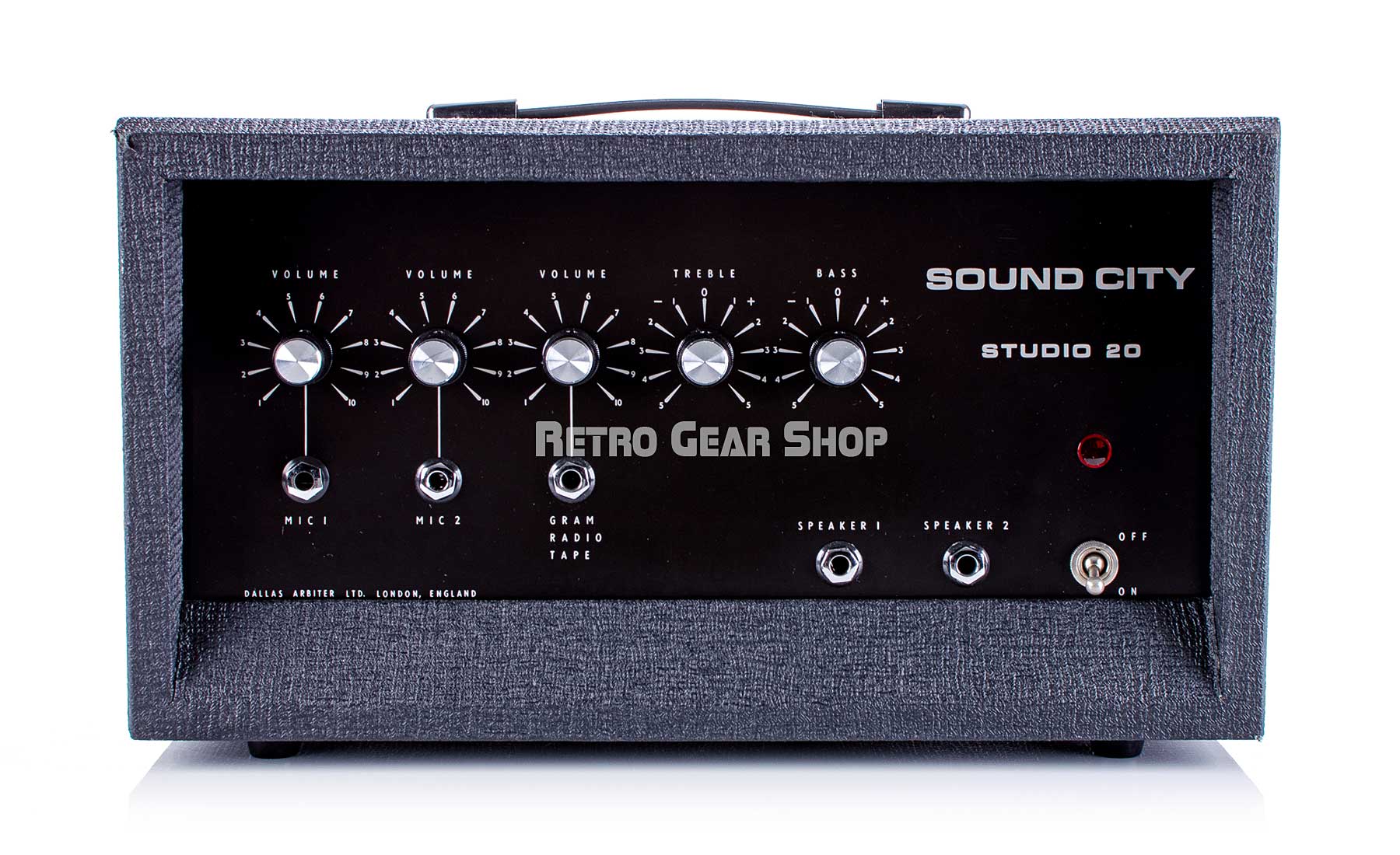 Sound City Studio 20 Amp Vintage Rare Guitar Tube Head + 1x12
