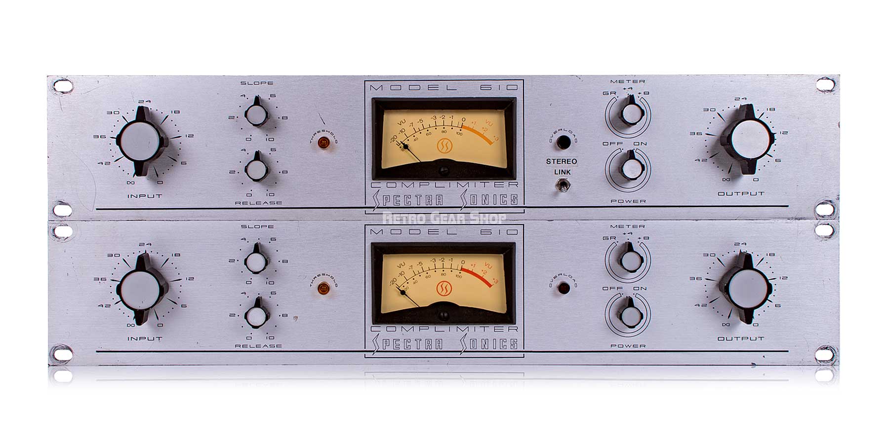 Spectra Sonics Model 610 Complimiter Stereo Pair Rare Vintage