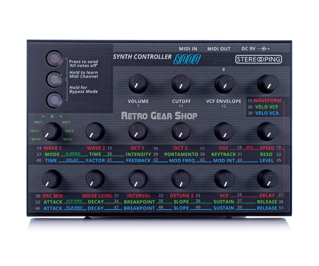 Stereoping CE-1 8000 Midi Controller Top