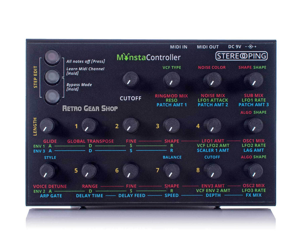 Stereoping CE-1 Monsta Midi Controller for Audiothingies MicroMonsta Top