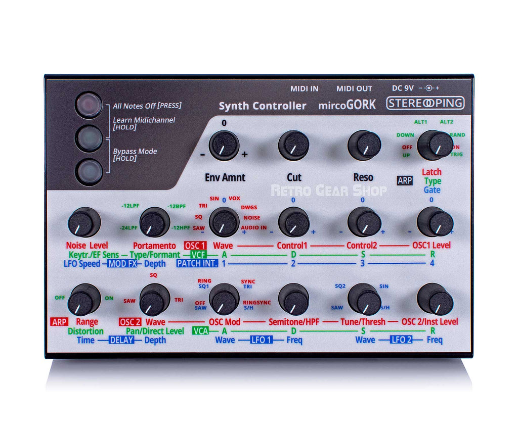 Stereoping CE-1 MircoGork Midi Controller Top