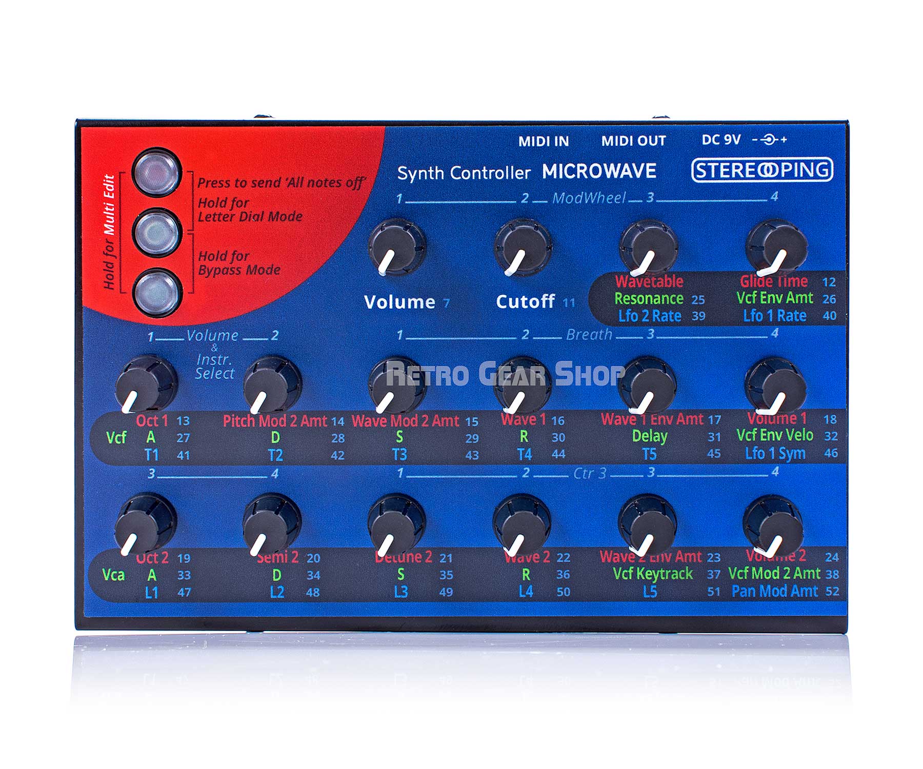 Stereoping CE-1 Microwave Midi Controller Top
