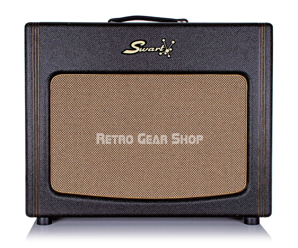 Swart Amps STR Space Tone Tremelo Tuxedo 1x12 Combo Dark Tweed Front