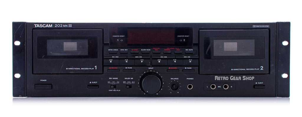 Tascam 202 MK III Front