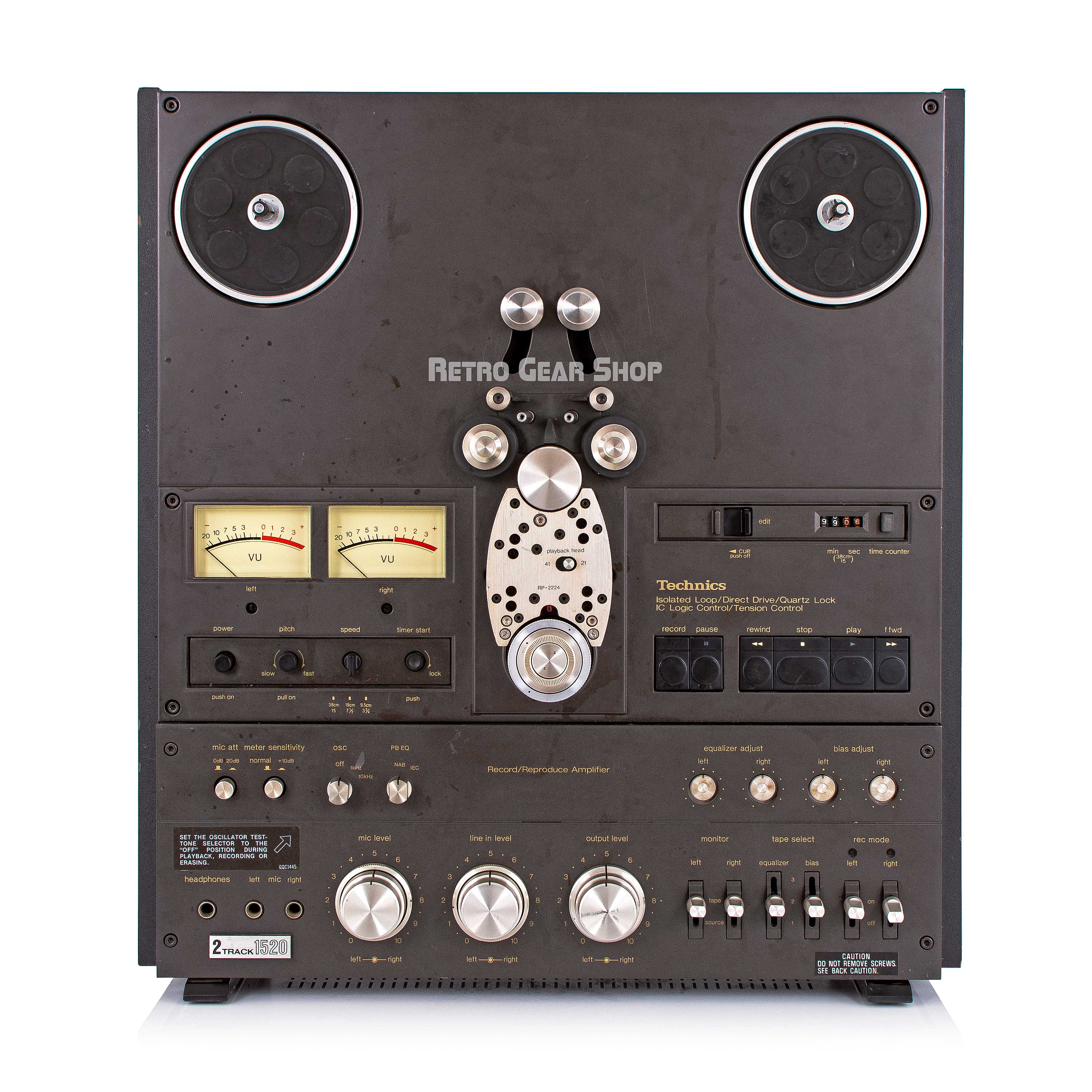 イメージラフスケッチ『Recorders』 Technics RS-1520 Reel to Reel Vintage Analog Tape Recorder RS1520