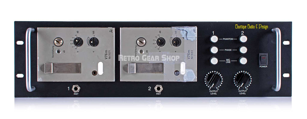 Telefunken TAB V76m Stereo Pair V76 V76/m Front