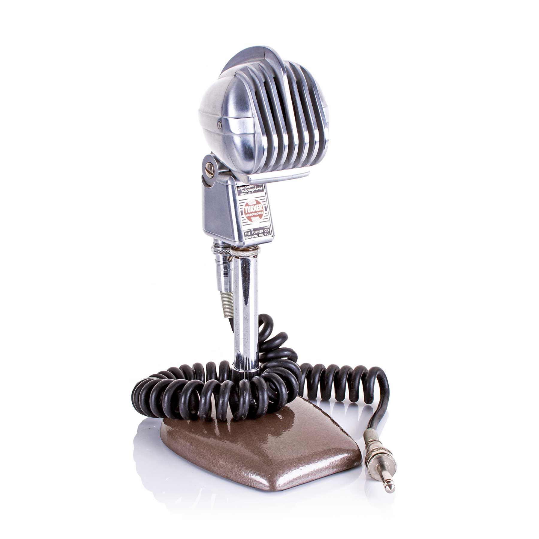 TURNER（ターナー）33D Microphone ダイナミックマイクロフォン Turner 33D Dynamic Microphone + Art Deco base Rare Vintage