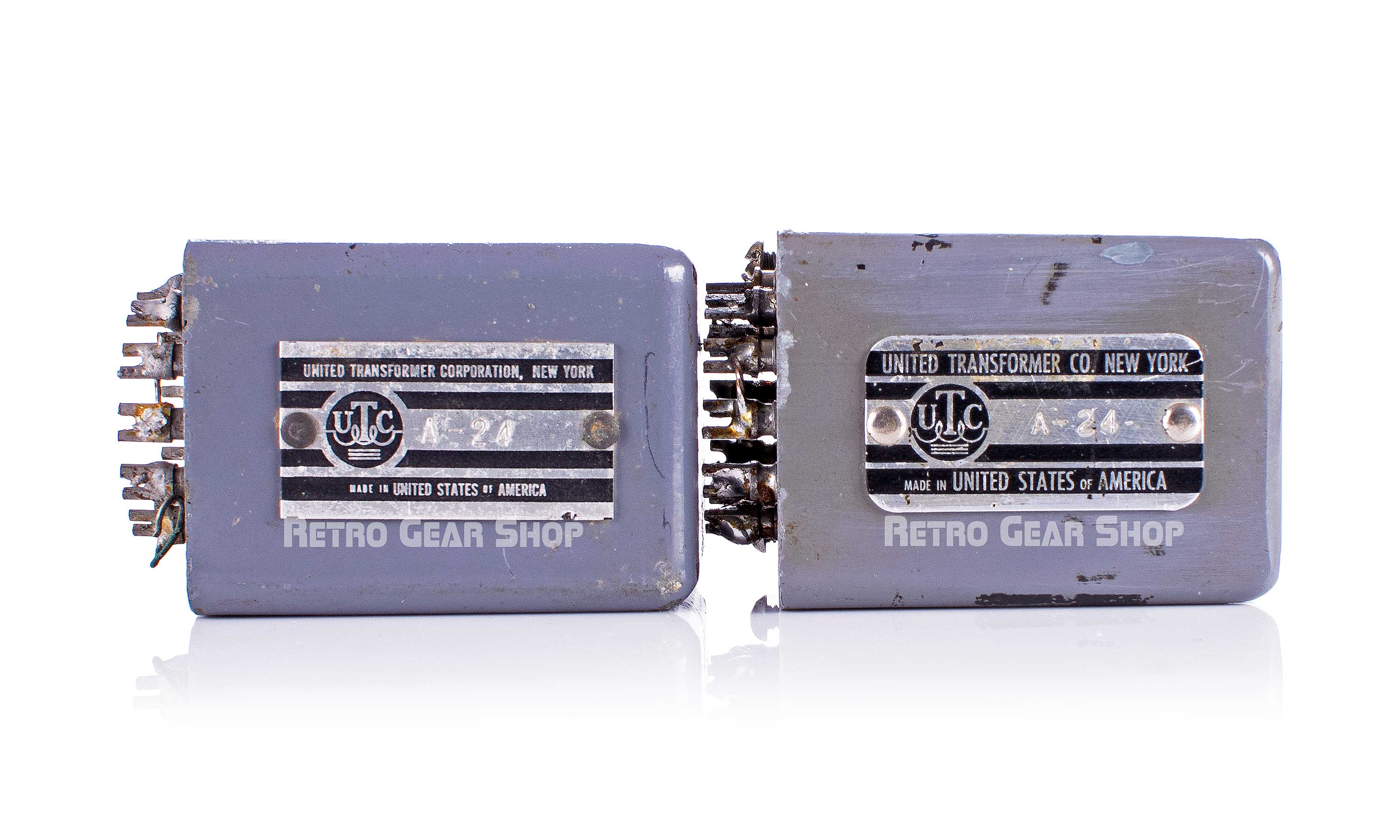 UTC A-24 Transformer Pair LA2A Vintage Rare A24– Retro Gear Shop